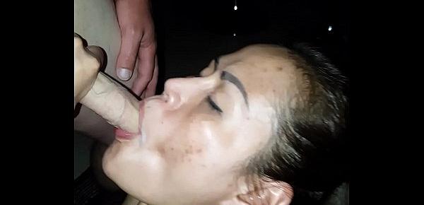 Thai wife love to empty his ball totally !!!
